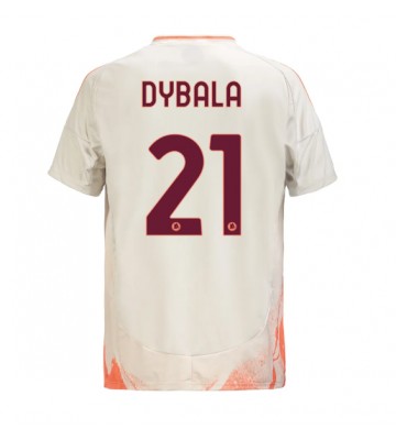 AS Roma Paulo Dybala #21 Segunda Equipación 2024-25 Manga Corta